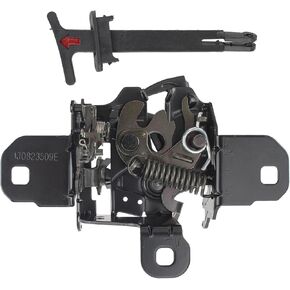 AUTOKAY 1J0823509E Hood Latch Lock + Release Pull Latch Handle Compatible with Volkswagen Golf Jetta