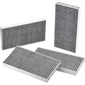 4PCS AF27958 Cabin Air Filter with Activated Carbon Compatible with International Prostar Workstar Durastar 7300 7400 Terrastar 2016，Replaces 3839141C1 CAF24015 P628355
