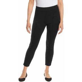 Anne Klein Womens Midweight Tummy Control Ponte Pant (X-Small, Black)