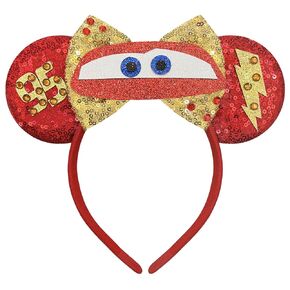 Inspired Mouse Ears Headbands for Adult Sequin Mouse Ears Park Ears (Brown)