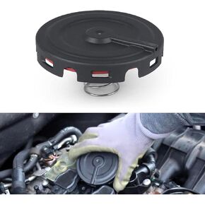 1 PC Automotive PVC Valve Diaphragm Valve Cover, Replacement OEM #07K103469G 06H103495AC 07K103469L 07K103469F 06H10 917-064, Compatible with Audi A3 Golf Jetta 2.5/2.0L (Black)