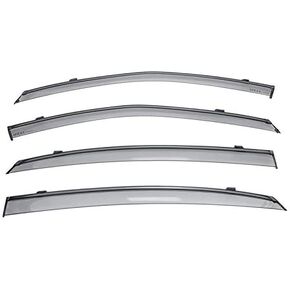 WellVisors Window Visors Wind Deflectors Compatible With Nissan 2016-2024 Maxima With Black Trim Rain Guards 3-847NS017