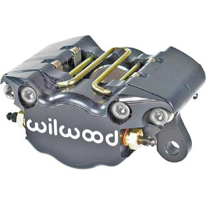 Wilwood Brake Caliper, Dynapro, 2 Piston, Billet Aluminum, Gray Anodize, 13.000 in OD x 0.380 in Thick Rotor, 3.750 in Lug Mount, Each