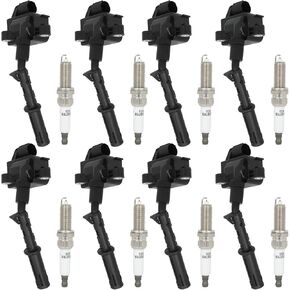 ECCPP Ignition Coil 6pcs Coils&iridium Spark Plugs UF733 + ZR6SII3320 with Mercedes-Benz G50 2013-2014, GL550 2013 2014 2015 2016, GLS550, G3 AMG, GLE63 AMG, GLE63 AMG S, GLS63 AMG, ML550, M3 AMG