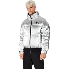 Armani Exchange Men's Metallic Nylon Puffer