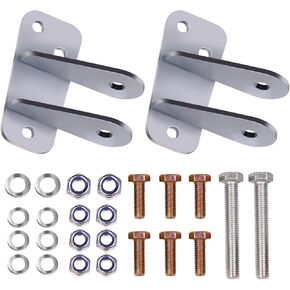 Front Shock Relocation/Extender Kit with Bolt and nut Compatible with 1963-1987 Chevy C10 C20 Pickup, for Lowered Truck