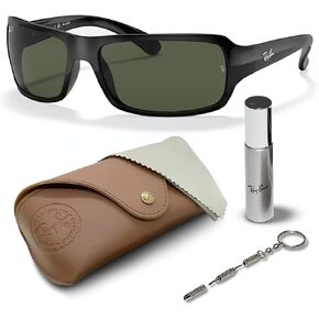 Ray-Ban RB4075 Rectangle Shape Polarized Sunglasses for Men and Women- Timeless Classic Sun Glasses with Modern Elegance - Premium UV Protection - Designer Men's and Women's Sunglasses