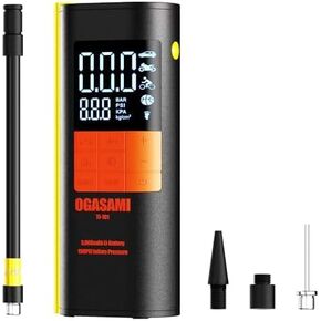 Tire inflator portable air compressor,Air compressor with Digital Display,New version Smart Tire inflator for Car,Bicycle,Ball and More.