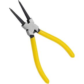 Snap Ring Pliers,Durability Lock Ring Pliers,Ergonomic Retaining Ring Pliers,Labor-Saving Snap-Ring Pliers,Rust-Proof Circlip Pliers,Profession C Clip Pliers. (7 IN Bent External)