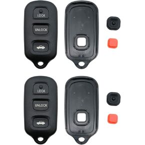 Keyless Entry Replacement Key Fob Cover Case fit for Toyota 2002-2006 Camry 2002-2003 Solara Key Fob Shell