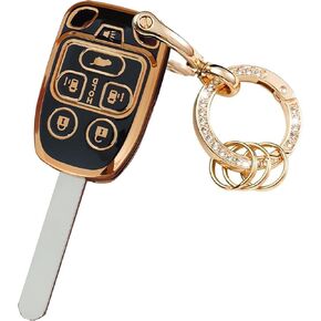 for Honda Key Fob Cover Keyless Remote With Keychain Fit for Honda Odyssey 2011 2012 2013(N5F-A04TAA) Smart Key