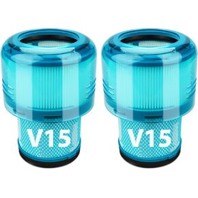 استبدال مرشحات الفراغ V11 المتوافقة مع Dyson، V11 Animal V11 Torque Drive V11 Extra V15 Detect، فلتر مكنسة كهربائية لاسلكية، مناسب لـ V15s Detect Submarine، الجزء # 970013-02،2 حزمة باللون الأرجواني in Kuwait