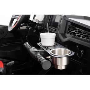 Rough Country Center Cup Holder for Polaris RZR UTV (Fits Multiple Models)