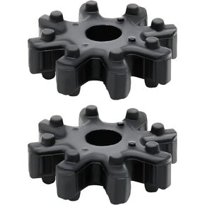 Ziciner 2 PCS Flexible Steering Coupler Replacement, Auto Power Steering Machine Column, 563152K000FFF Plastic Rubber Wheel, Steering Coupling Steering Column Motor Replace Accessories (2PCS)