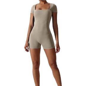 Womens Body Contouring Jumpsuit One Piece Playsuit Romper