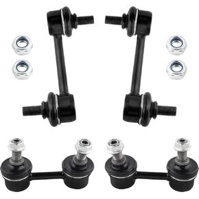 BOXI Front Rear Sway Bar Link Kit K90124 K9545 for Toyota Corolla 1993-2002 / Celica 1994-1999 | Front Sway Bar End Links and Rear Stabilizer Bar Link Kit for Chevrolet Prizm 1998-2002