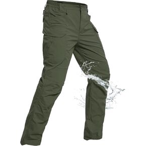 NAVEKULL Men's Flex Tactical Pants Ripstop Stretch Work Cargo Pants Water Resistant Outdoor EDC Hiking Pants
