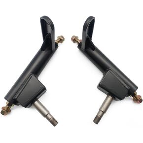 Spindle Steering Knuckle Fit for Coleman KT196 CK196-T 196cc 6.5 Hp Gas Powered Go Kart Parts 4-Wheeler Quad Steering Knuckle Left and Right 2-Pack