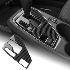 AIRSPEED for Subaru Crosstrek 2024 2025 Impreza 2024 2025 Gear Shift Panel Cover Center Console Soft Carbon Fiber Interior Trim, Black, Style B in Kuwait