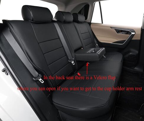 EKR Custom Fit Elantra Car Seat Covers for Select Hyundai Elantra SE,SEL 2021 2022 2023 2024 & Hybrid Blue 2021 2022 2023 - Leather(Black) in Kuwait
