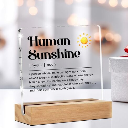 Inspirational Gifts for Women Men, Resilience Quote Resilience Definition Clear Acrylic Desk Decorative Sign for Home Office, 4 x 4 Inches in Saudi Arabia