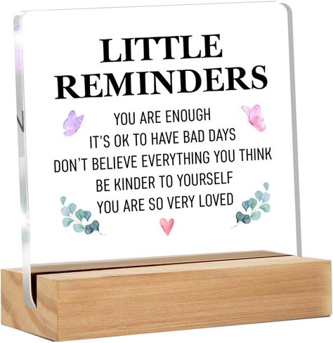 Inspirational Gifts for Women Men, Resilience Quote Resilience Definition Clear Acrylic Desk Decorative Sign for Home Office, 4 x 4 Inches in Saudi Arabia