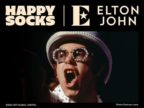 مجموعة Happy Socks مكونة من 3 جوارب Elton John Crew، وصندوق هدايا ملون وممتع مع جوارب ذات طابع موسيقي لمحبي Elton John in Kuwait