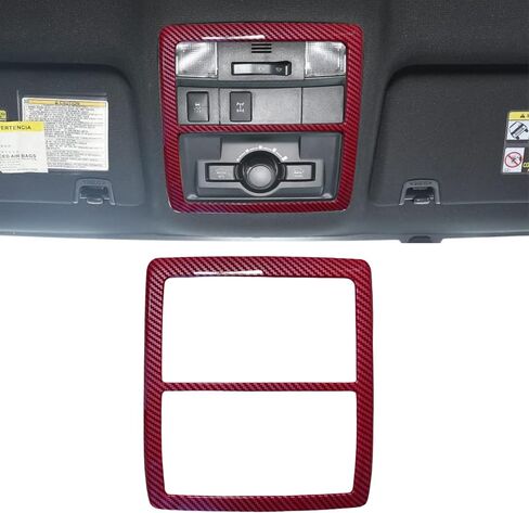 Fit for Toyota Tacoma 2016 2017 2018 2019 2020 2021 2022 2023 Car Inner Front Row Roof Reading Light Panel Trim Interior Car Accessories (Carbon Fiber Pattern) in Kuwait