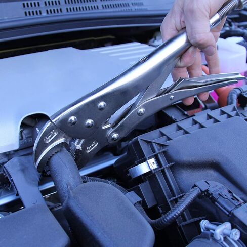 12-inch Heavy Duty Locking Pliers, Chrome Vanadium Steel, Curved Jaw Locking Pliers in Kuwait