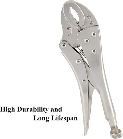 12-inch Heavy Duty Locking Pliers, Chrome Vanadium Steel, Curved Jaw Locking Pliers in Kuwait