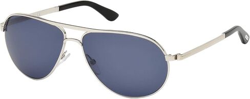 توم فورد نظارة شمسية أفياتور TF144 ماركو 18 فولت روديوم لامع 58 ملم FT0144 in Kuwait