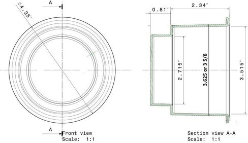 JSP Manufacturing 3 5/8 قطرة غائرة بيضاء عالمية في كوب بلاستيكي حامل علبة مشروبات مع فتحة تصريف للأثاث والأريكة وطاولة البوكر والقارب البحري (6 عبوات) in Kuwait