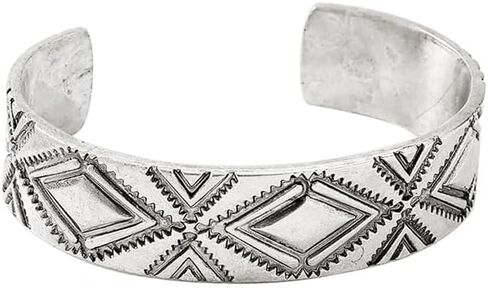 Turquoise Cuff Bracelet,South Western Cowgirl Bangle Bracelets Bohemian Gift for Women in Kuwait