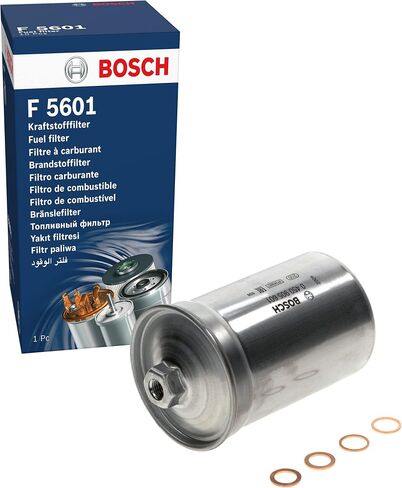 فلتر وقود البنزين F5601 من BOSCH - متوافق مع مجموعة مختارة من سيارات فولكس فاجن كابريوليه والجولف وجيتا وشيروكو in Saudi Arabia