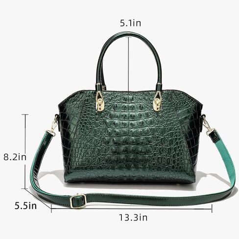 Women Crocodile Pattern Handbag Crossbody Bags for Women Leather Tote Bag Large Capacity Shoulder Bag in Saudi Arabia
