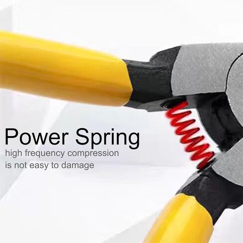 Snap Ring Pliers,Durability Lock Ring Pliers,Ergonomic Retaining Ring Pliers,Labor-Saving Snap-Ring Pliers,Rust-Proof Circlip Pliers,Profession C Clip Pliers. (7 IN Bent External) in Saudi Arabia
