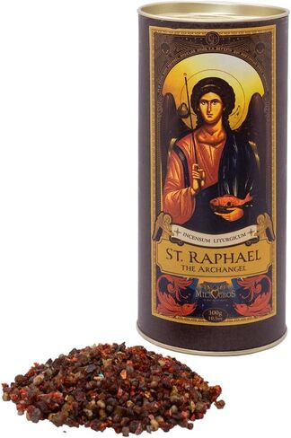 Granulated Incense | Scented with Premium Perfume | Religious Ceremony Incense | Spiritual Purification | 300 Grams | Personal or Church Use | Made in Brazil (Saint Raphael) in Kuwait