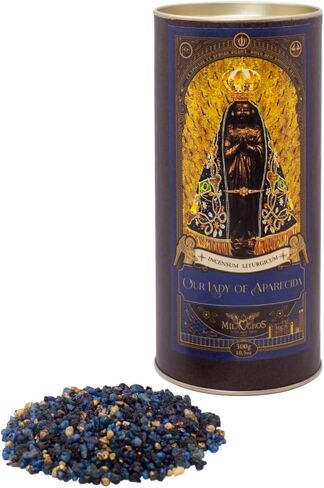 Granulated Incense | Scented with Premium Perfume | Religious Ceremony Incense | Spiritual Purification | 300 Grams | Personal or Church Use | Made in Brazil (Saint Raphael) in Kuwait