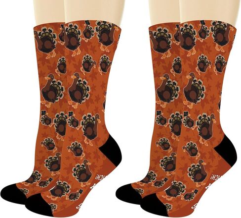 Holiday Socks If You Can See This Bring Me a Turkey Sandwich Funny Turkey Socks Novelty Crew Socks in Saudi Arabia