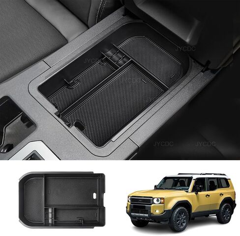 JYCDC Compatible with Toyota 2024 2025 Land Cruiser LC250 J250 Prado Center Console Wireless Charging Protective Mat,Silicone Non-Slip Pad Anti-Dust Liner Interior in Saudi Arabia