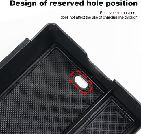 JYCDC Compatible with Toyota 2024 2025 Land Cruiser LC250 J250 Prado Center Console Wireless Charging Protective Mat,Silicone Non-Slip Pad Anti-Dust Liner Interior in Saudi Arabia