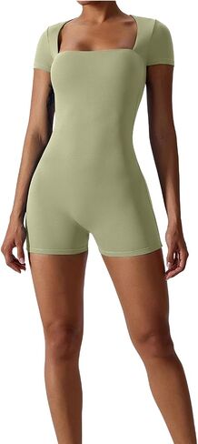 Womens Body Contouring Jumpsuit One Piece Playsuit Romper in Saudi Arabia