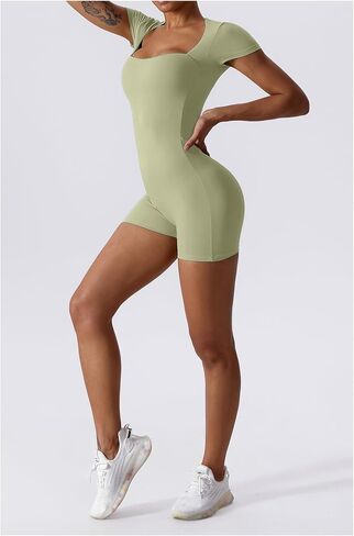 Womens Body Contouring Jumpsuit One Piece Playsuit Romper in Saudi Arabia
