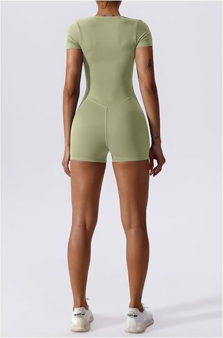 Womens Body Contouring Jumpsuit One Piece Playsuit Romper in Saudi Arabia