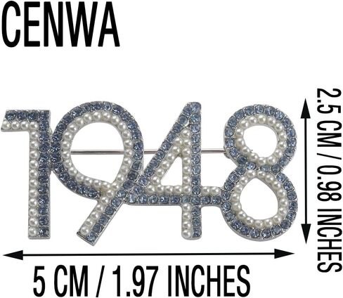 CENWA Z Amicae ZA Founded 1948 Brooch Pin Z Amicae Jewelry in Kuwait