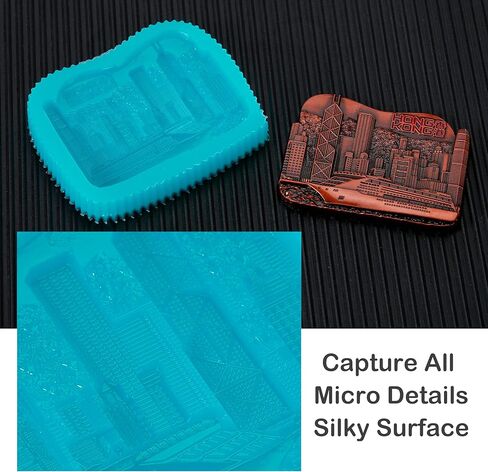 BBDINO Silicone Mold Making Kit - Super Elastic Silicone for Mold Making 2 Gallons - Platinum Mold Making Silicone - 1A:1B Mixing- Ideal for Resin Molds, Silicone Molds, Soap Molds Jade Green in Saudi Arabia