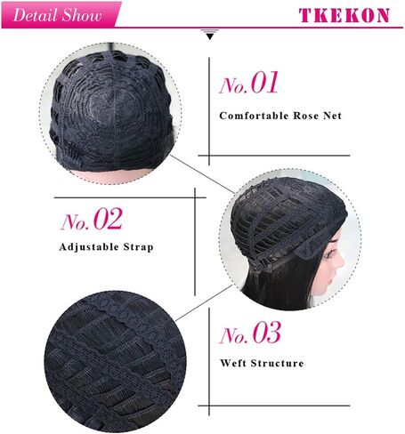 BERON Men Wigs Short Straight Heat Resistant Synthetic Wig Come with Wig Cap (Mixed Ash Blonde) in Kuwait
