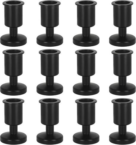 Copper Candle Holder Candlestick Holders - Set of 6 Decorative Candle Stand for Taper Candles, Metal Candle Stick Holder Decor for Wedding, Dinner, Party, Housewarming, Anniversary in Kuwait