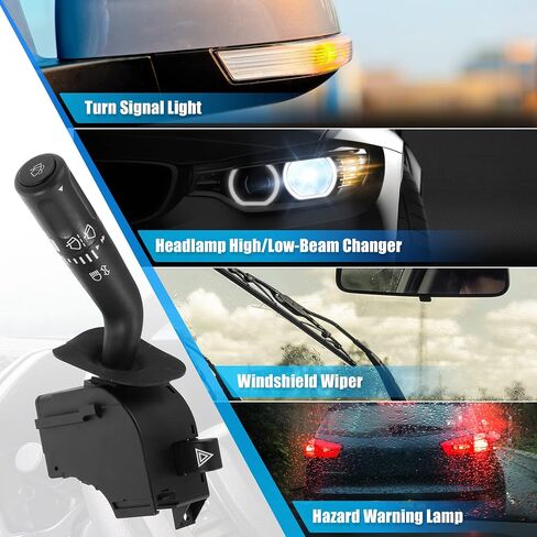 X AUTOHAUX عمود توجيه السيارة بدوره إشارة رافعة متعددة الوظائف مزيج التبديل 4L3Z13K359AAA عالية شعاع ممسحة زجاج أمامي لفورد F-150 2004-2005 in Saudi Arabia