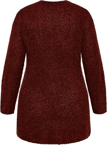 AVENUE Women's Plus Size Cardi Amber Boucle in Saudi Arabia